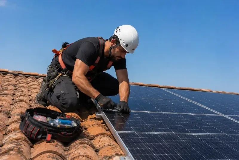 Maintenance et monitoring de panneaux solaires à Saint-Paul-la-Coste